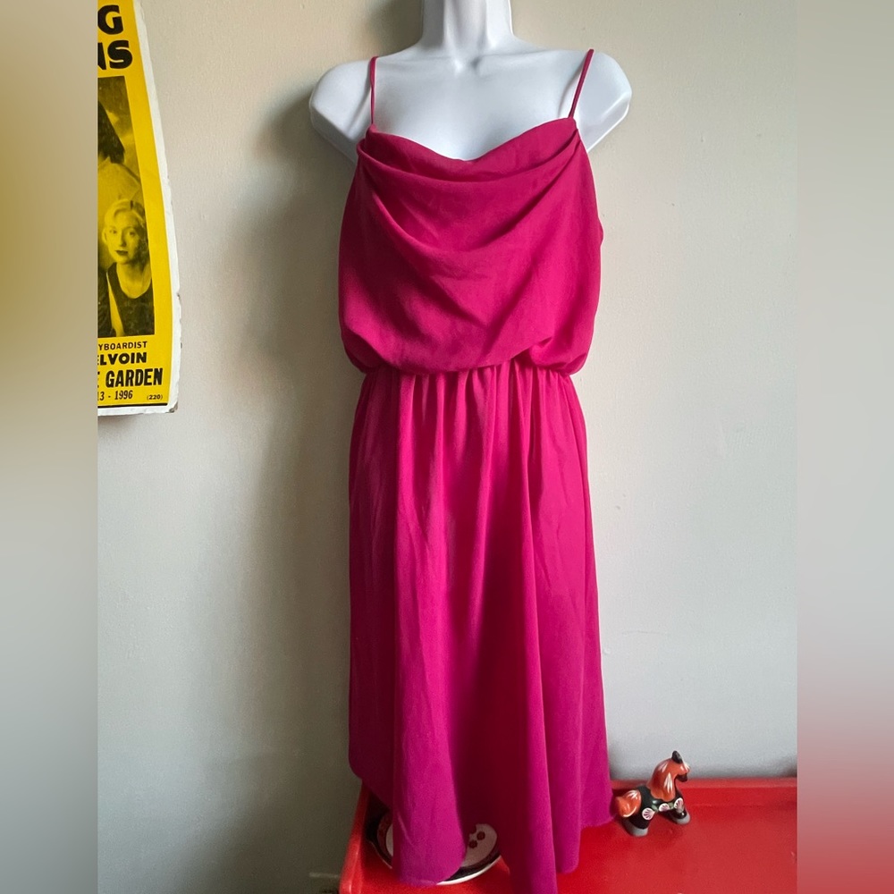 Barbie Pink Vintage 1970s Disco Dress 💕🪩